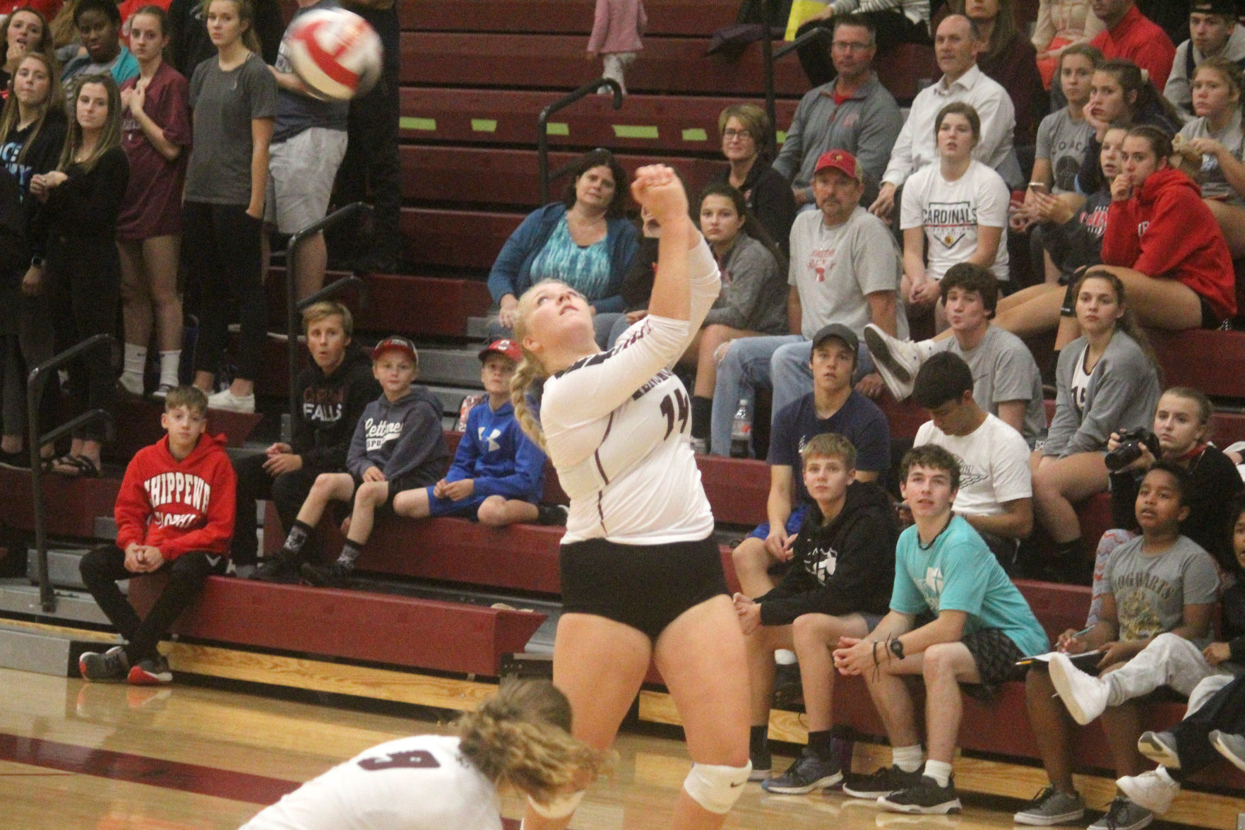 Chippewa Falls at Menomonie volleyball 9-12-19